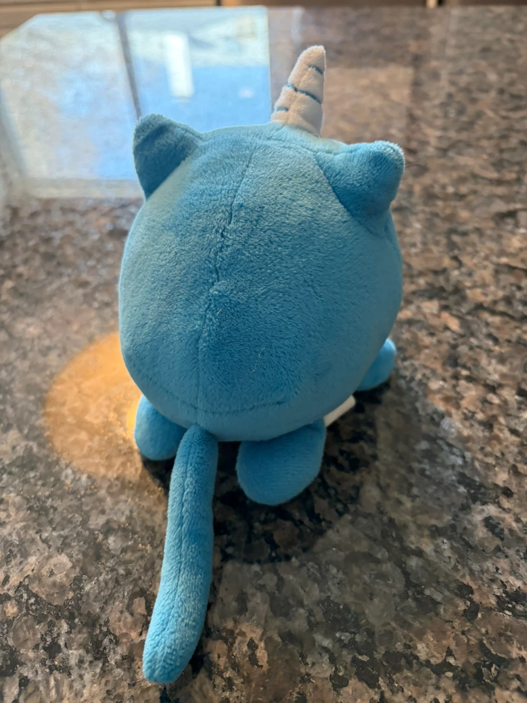 Teeturtle Blue Plush Unicorn Kitty Toy - photo 3