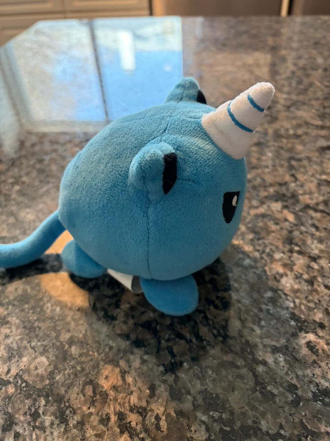 Teeturtle Blue Plush Unicorn Kitty Toy - photo 4