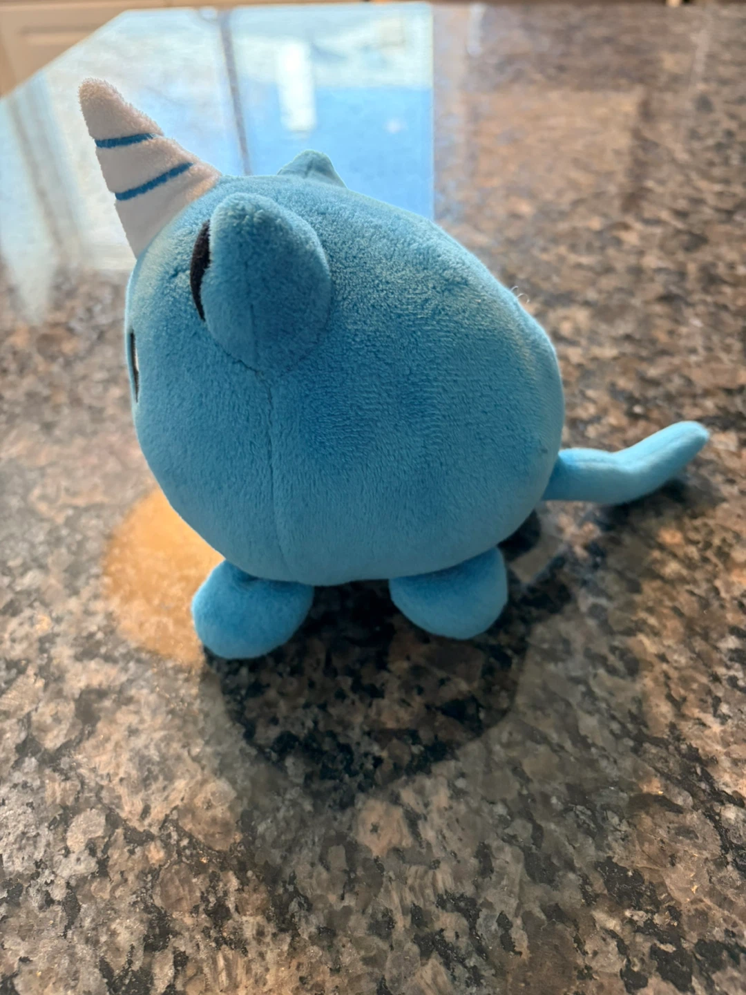 Teeturtle Blue Plush Unicorn Kitty Toy - photo 2