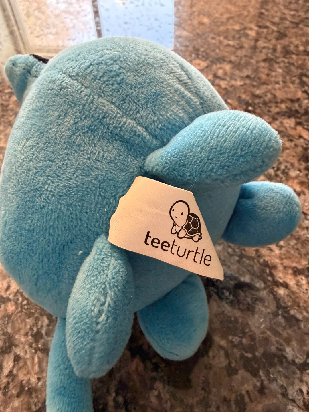 Teeturtle Blue Plush Unicorn Kitty Toy - photo 5