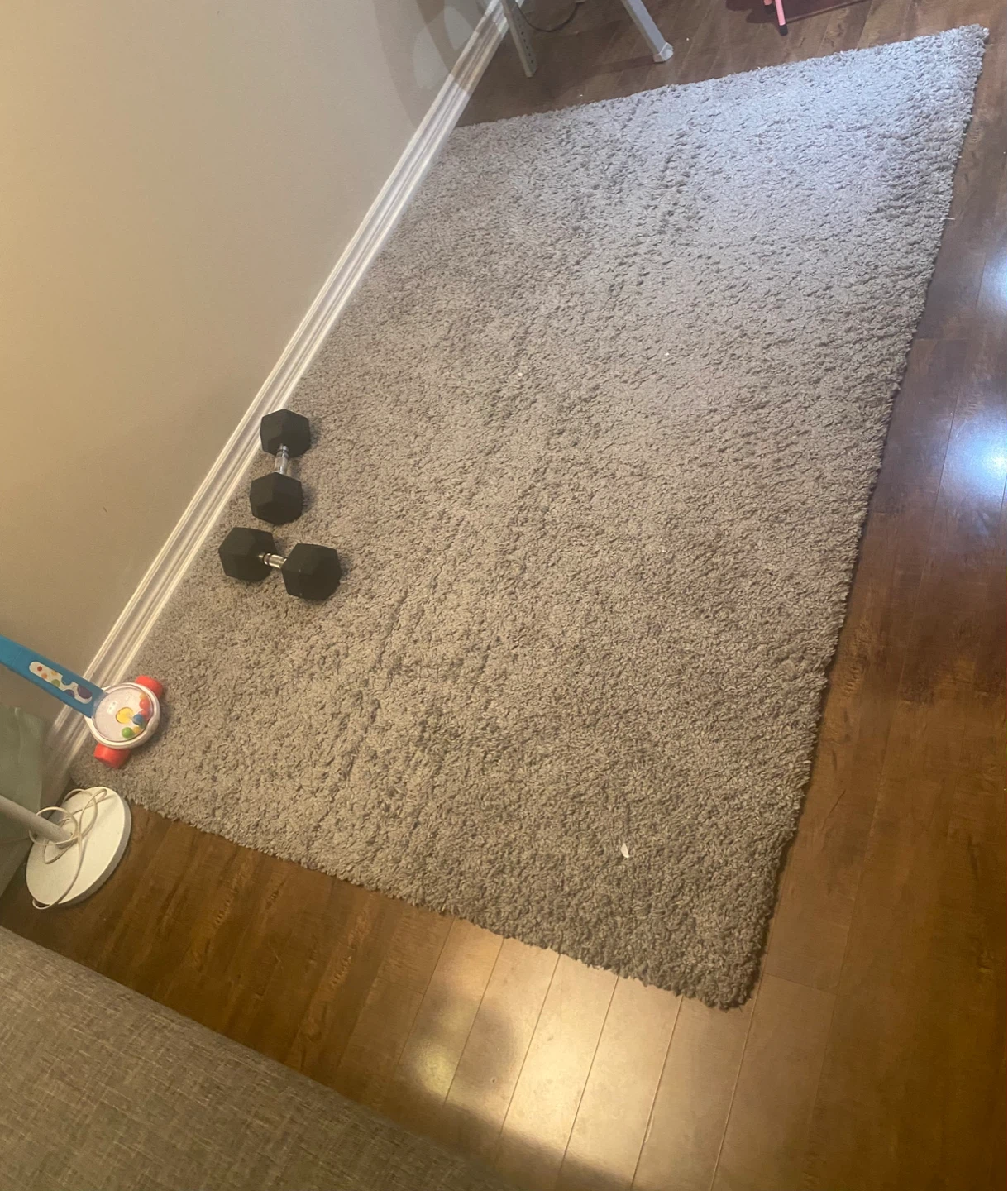 Grey Shaggy Area Rug - photo 2