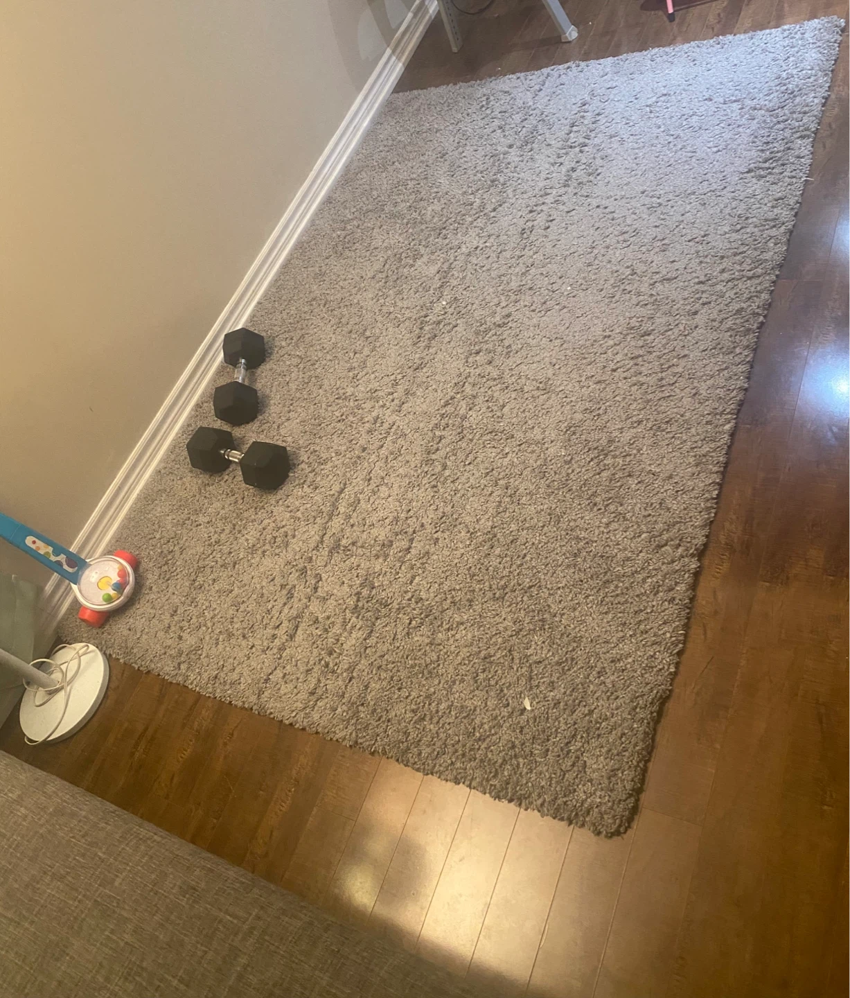 Grey Shaggy Area Rug - photo 4