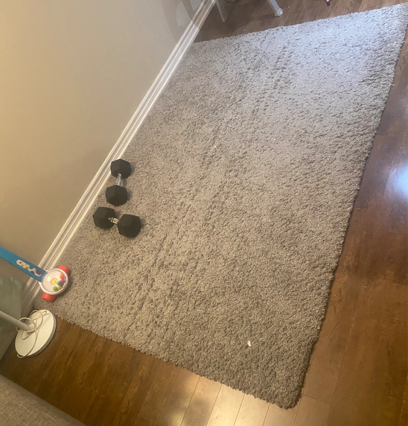 Grey Shaggy Area Rug - photo 3
