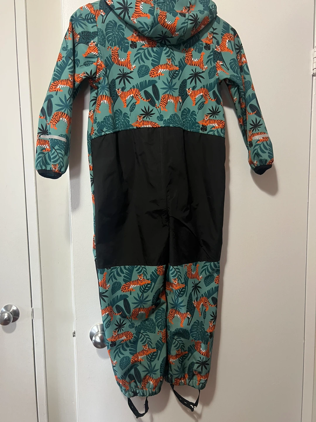 Kids Tiger Print Softshell with Hood - photo 2