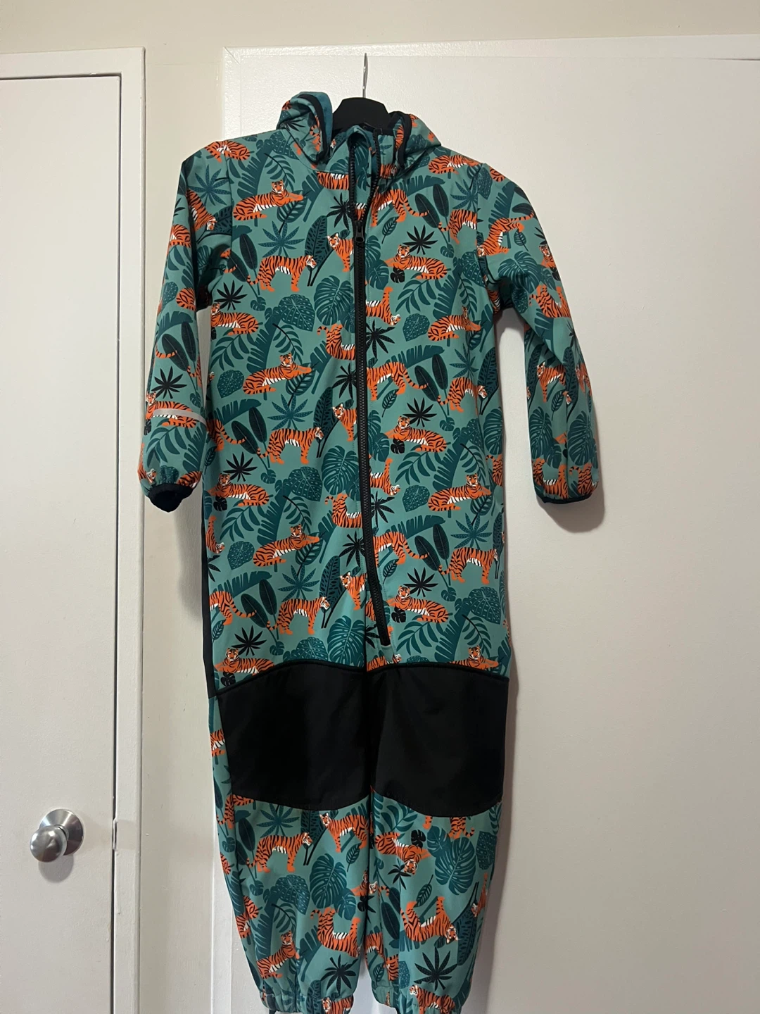 Kids Tiger Print Softshell with Hood