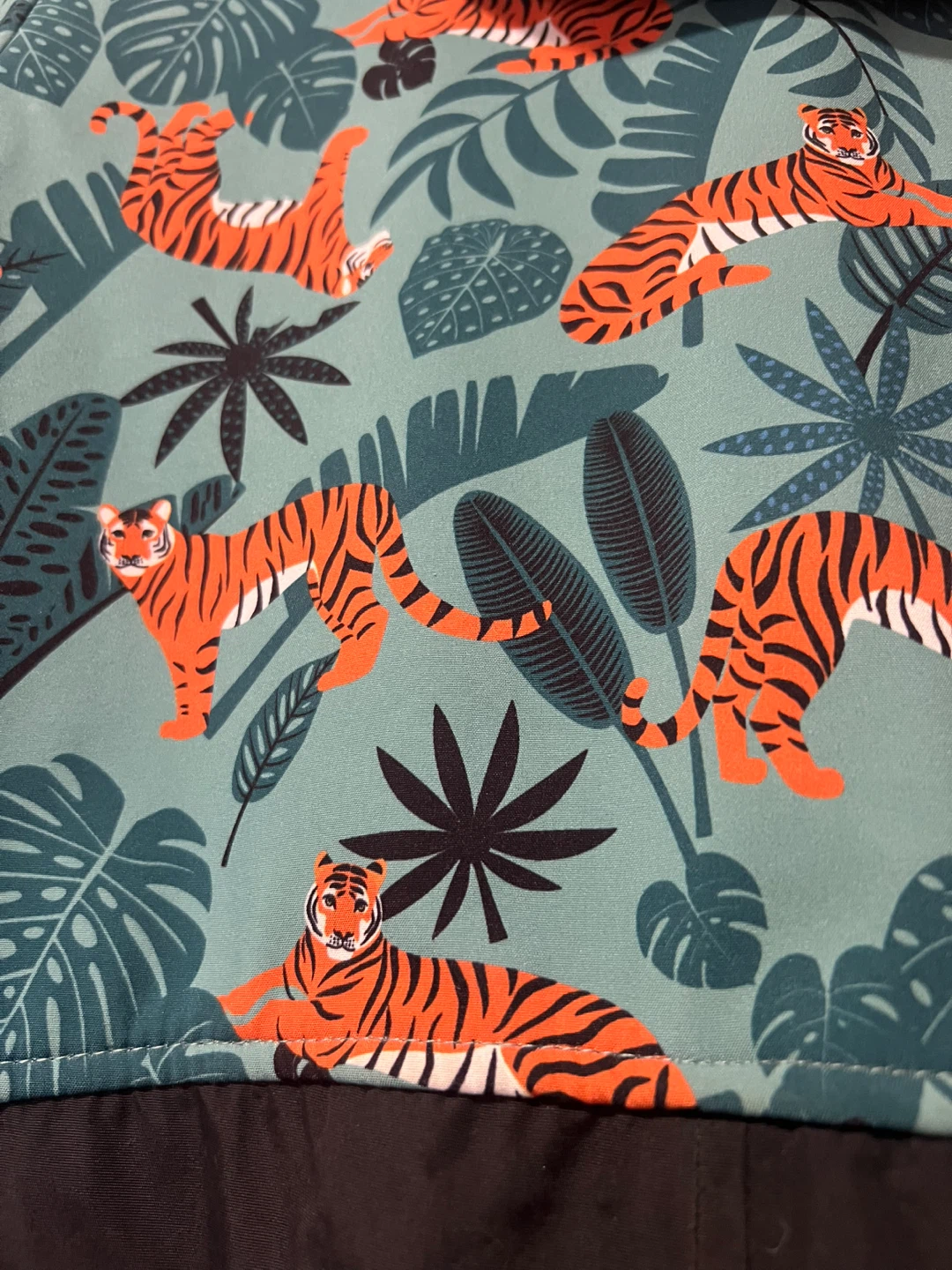 Kids Tiger Print Softshell with Hood - photo 3