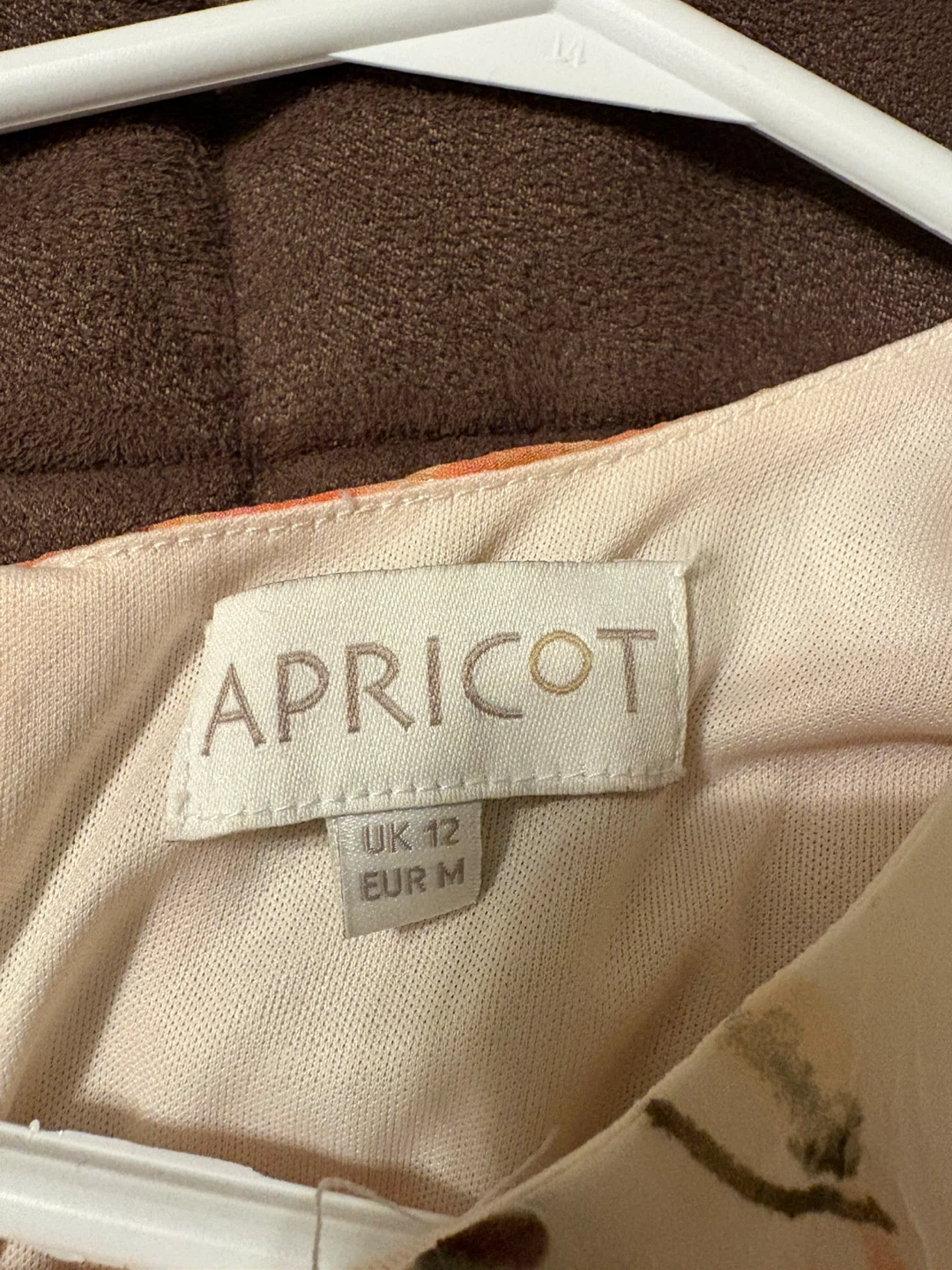 Apricot Floral Sleeveless Dress - UK 12 / EUR M - photo 2