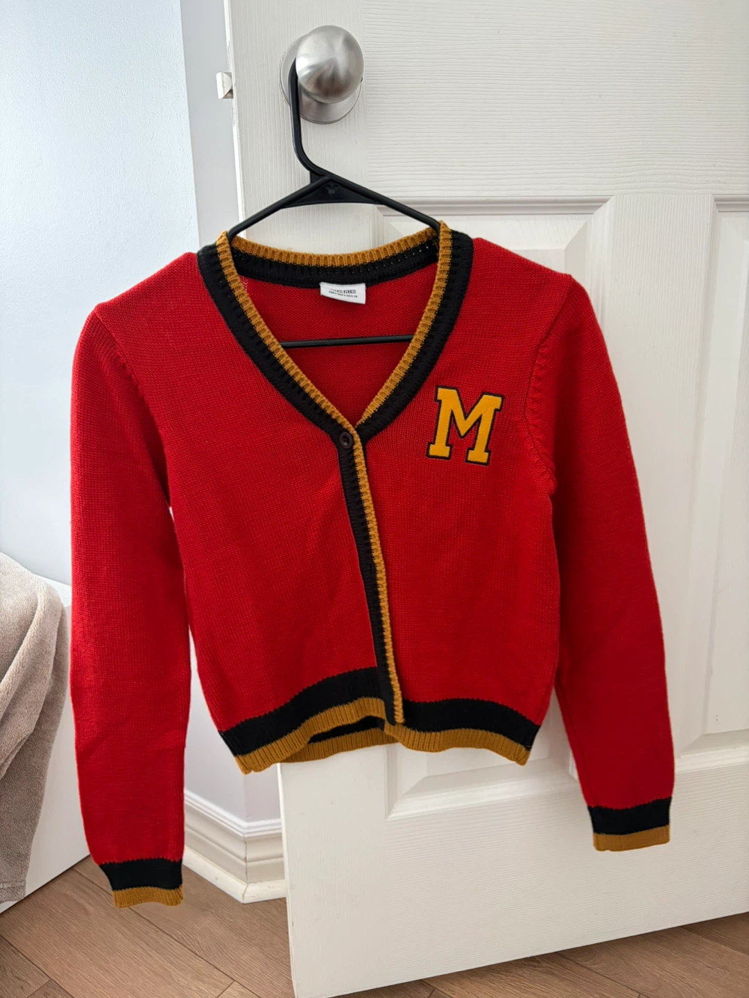 Red Cardigan Sweater