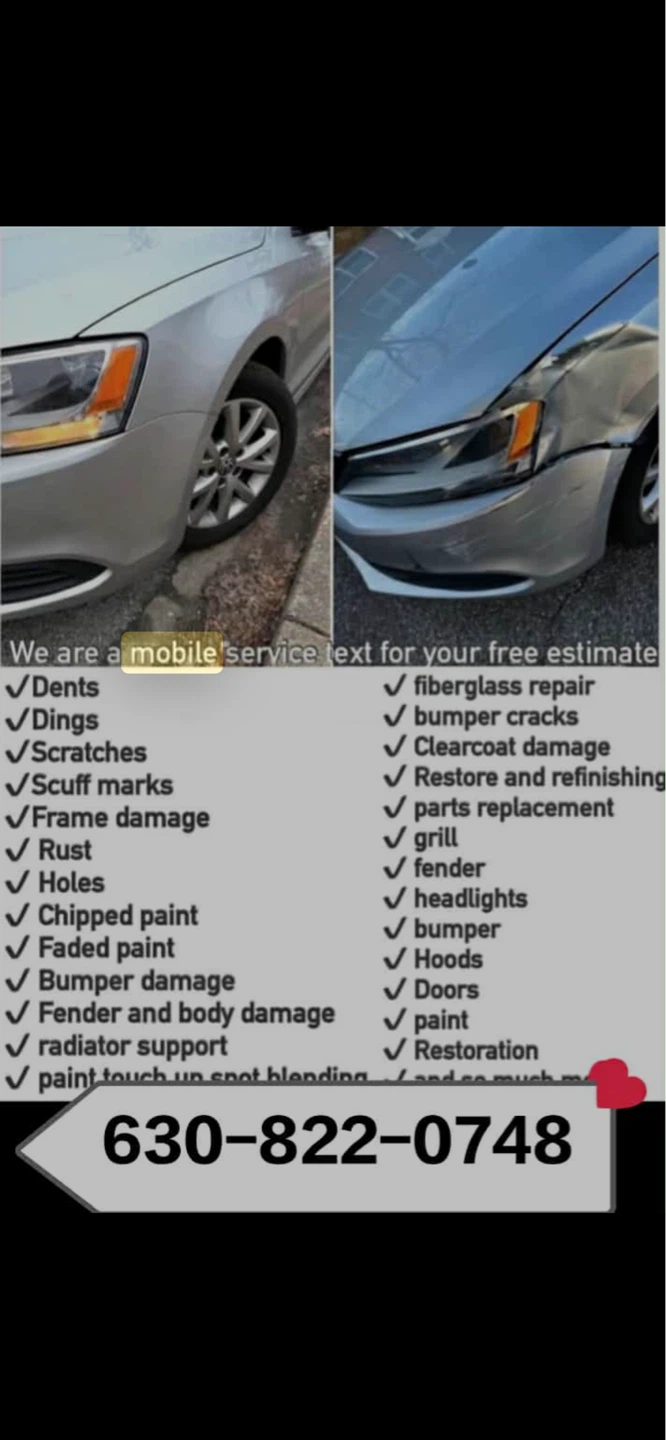 Mobile Auto Body Repair - Dents, Scratches, and More!