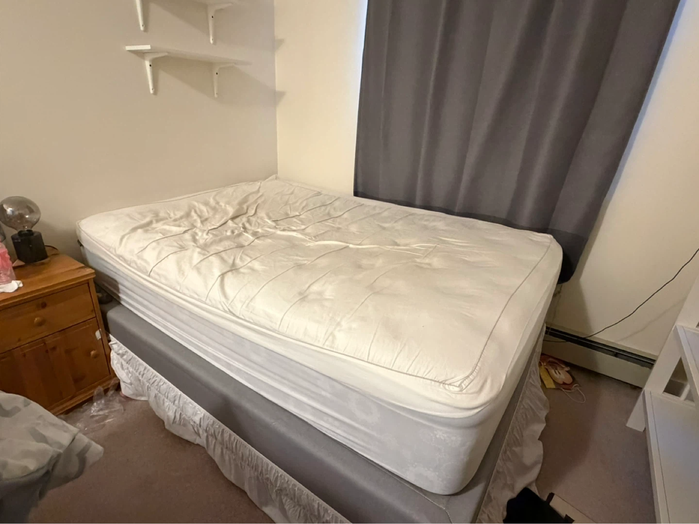 Used double Size Mattress, Box Spring & frame