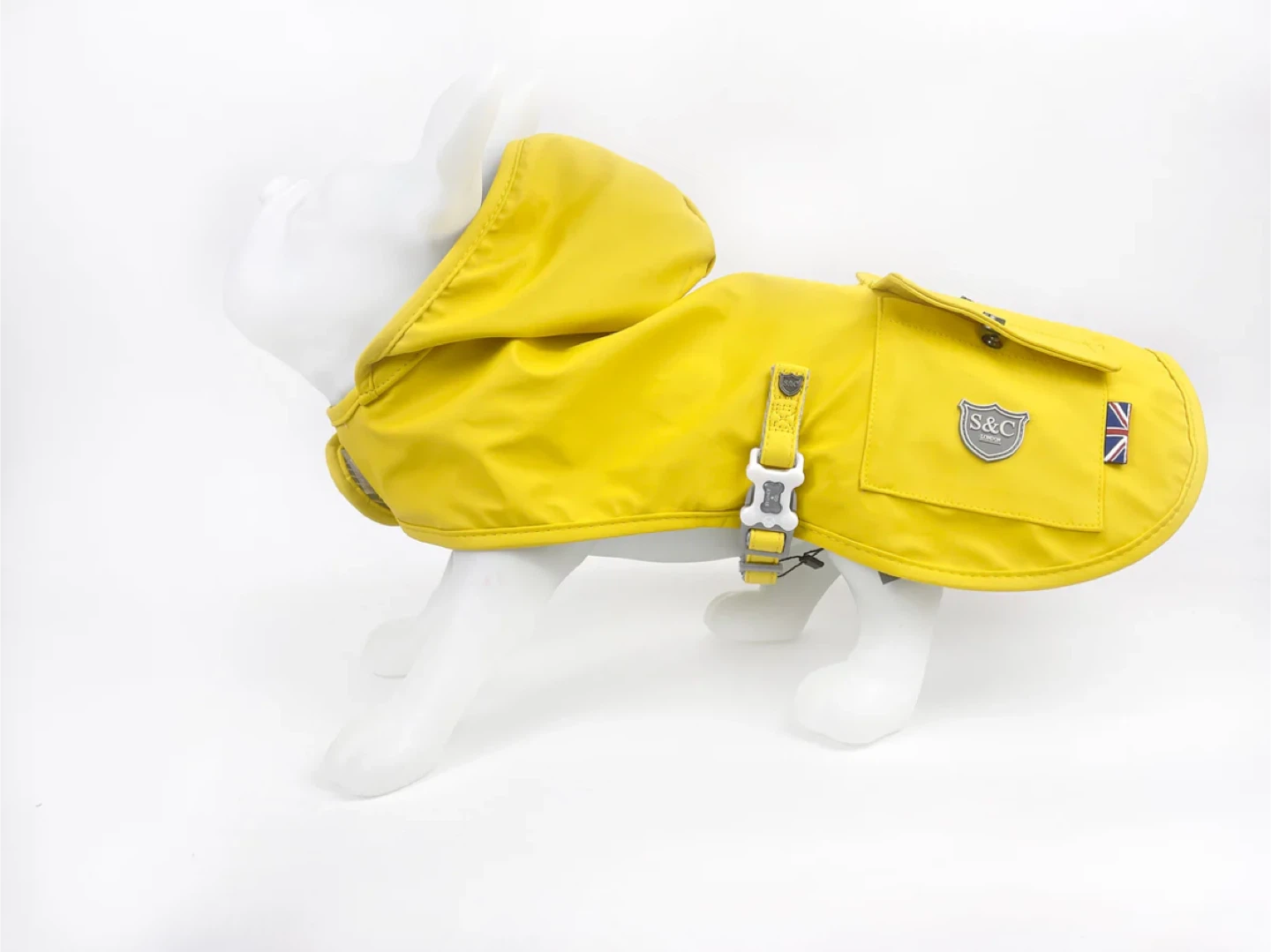 Yellow Dog Raincoat - Size S