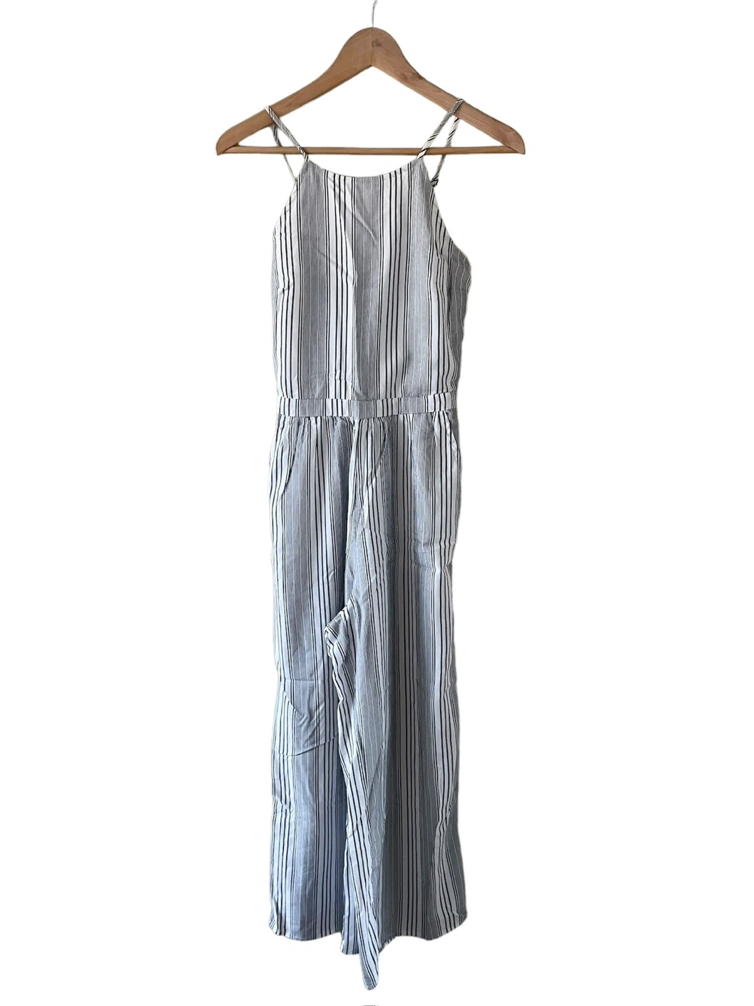 Hollister Co. Striped Halter Neck Wide Leg Jumpsuit - photo 4