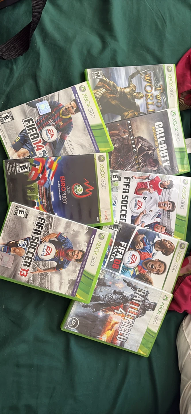 Collection of Xbox One and Xbox 360 Video Games