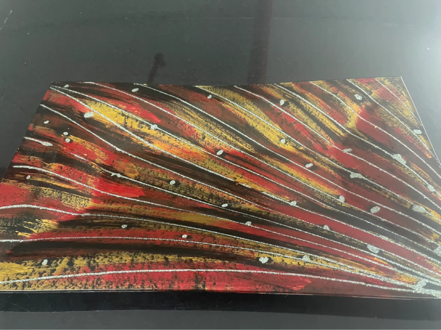 Handmade Abstract Art Platter