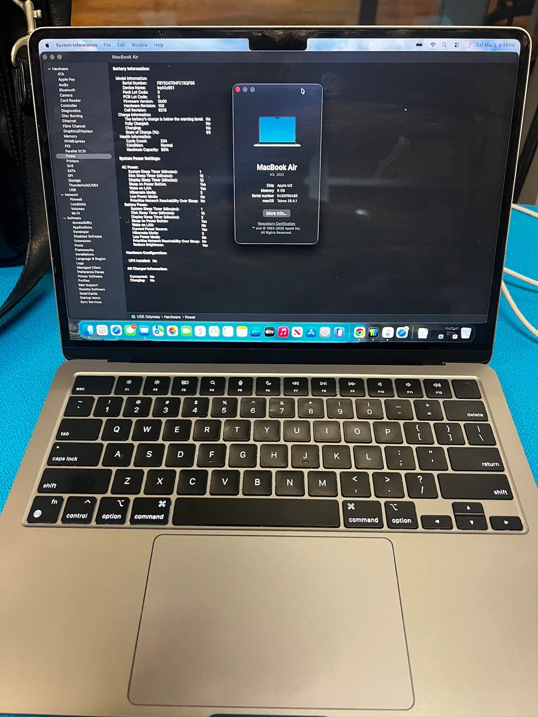 MacBook Air M2 (2022) – Mint | AppleCare+ | Box + Charger - photo 2