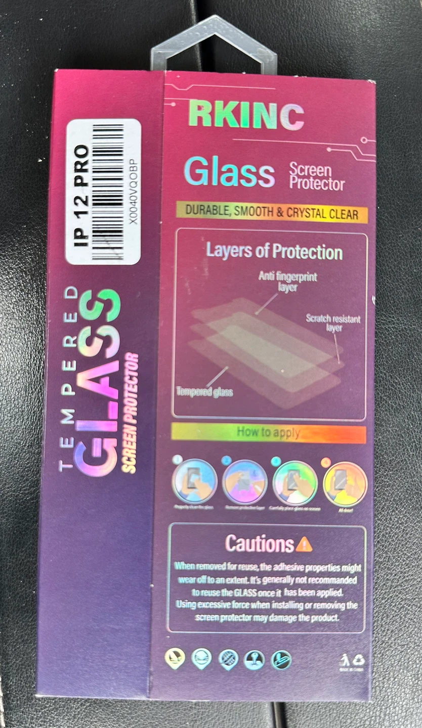 Tempered Glass Screen Protector for iPhone 12 Pro - photo 2