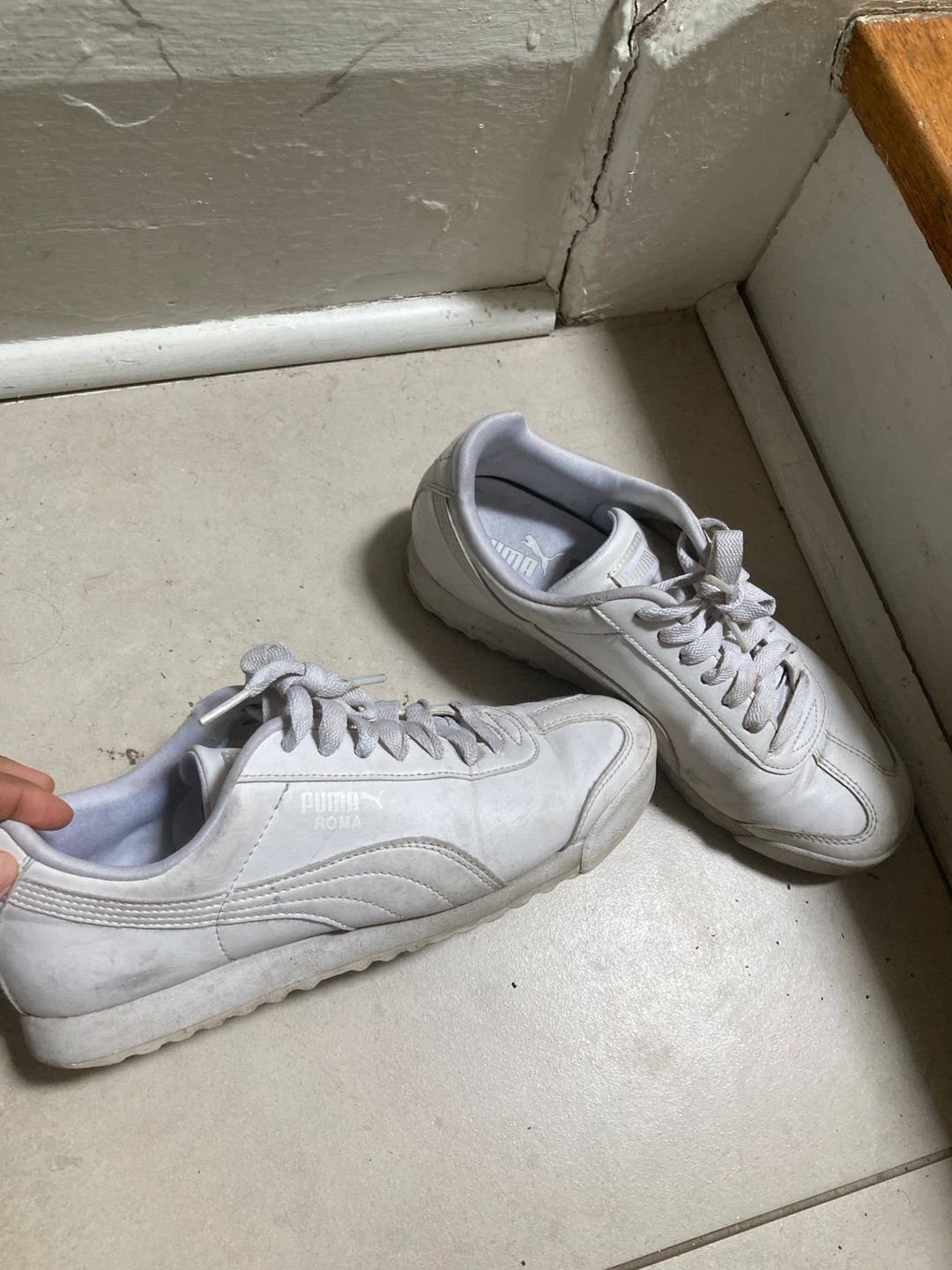 FREE puma White Leather Sneakers - photo 2