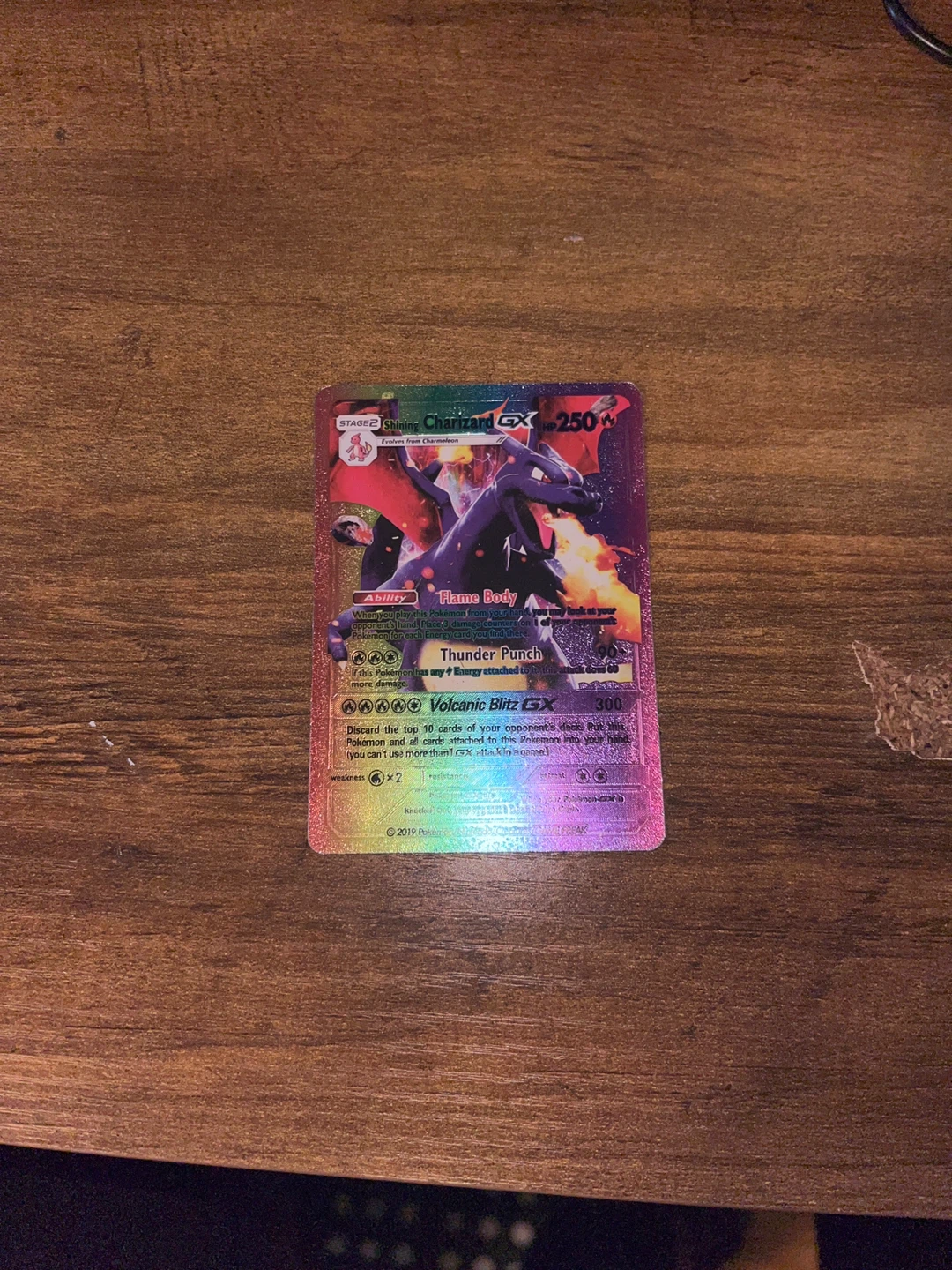 Shining Charizard GX Pokémon Card