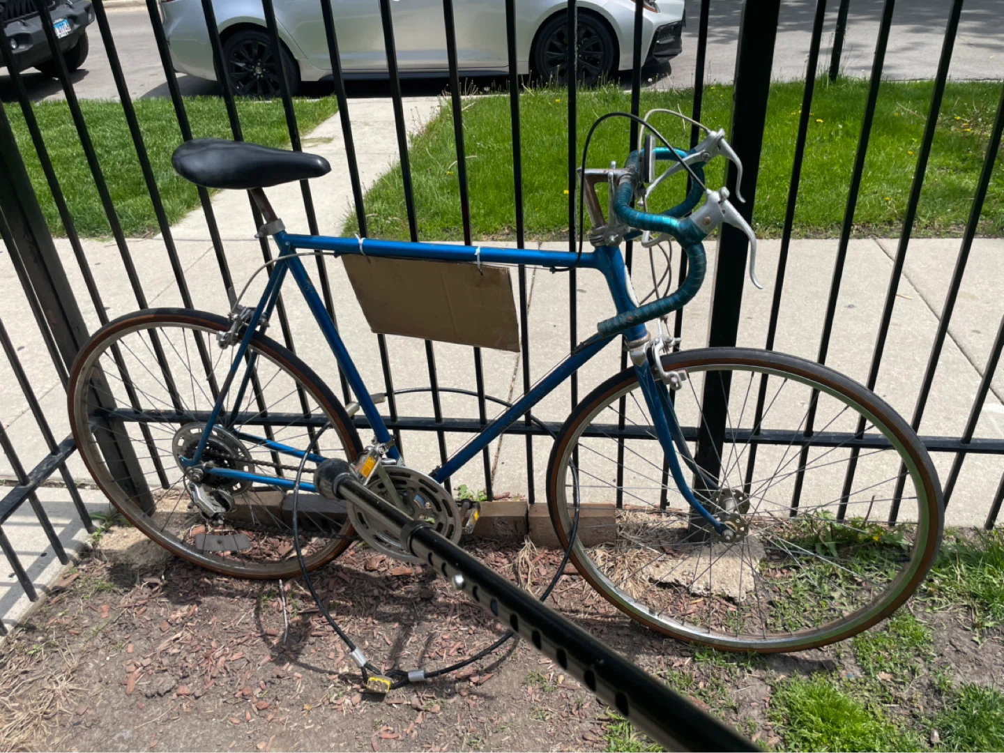 Blue Schwinn Road Bicycle