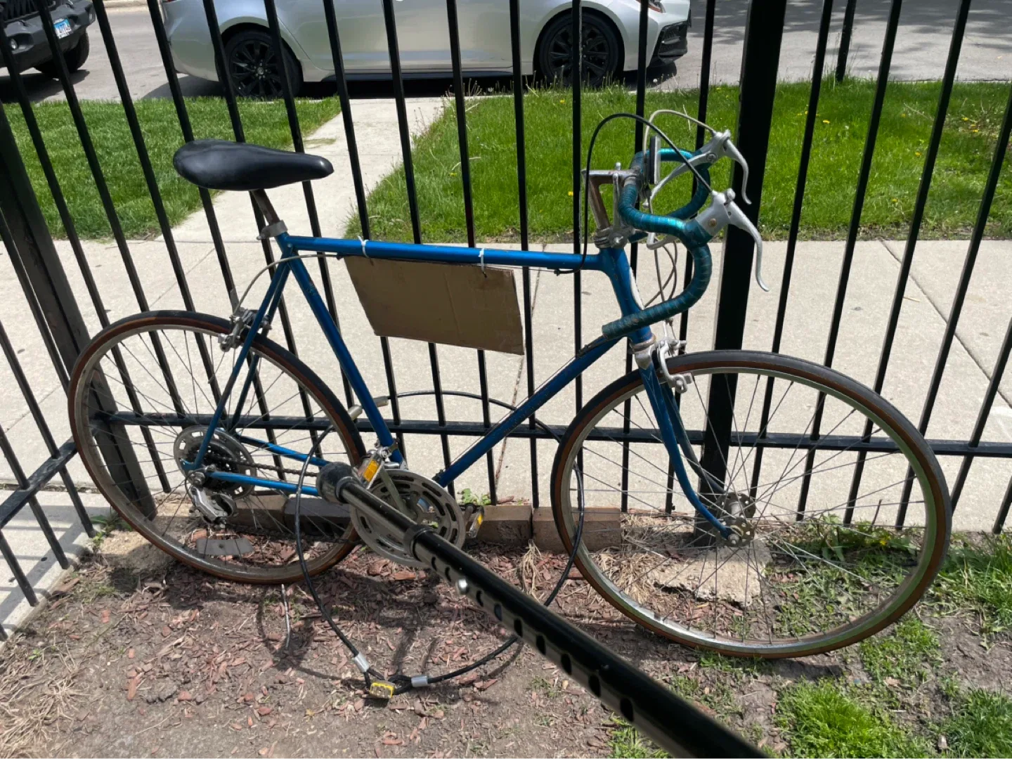 Blue Schwinn Road Bicycle