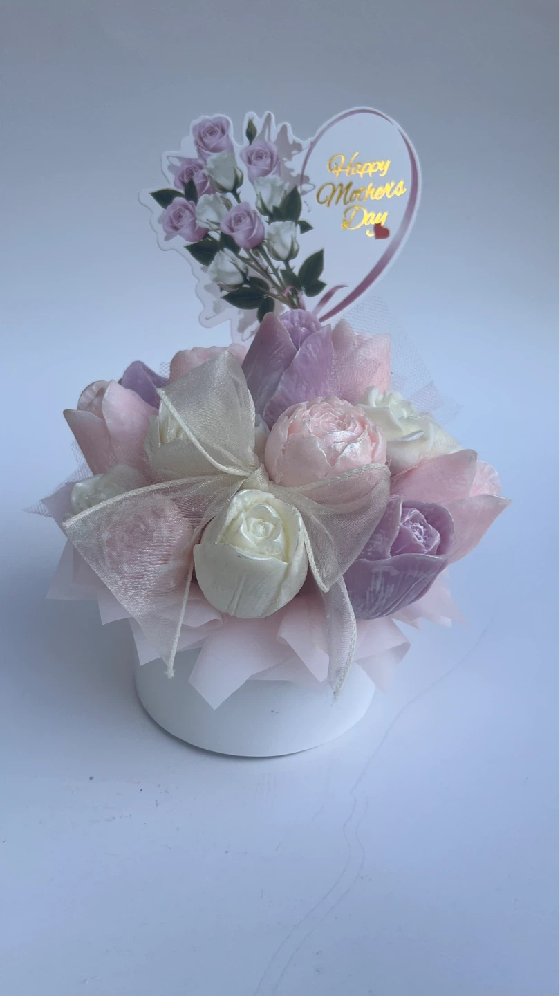 Soy wax flower bouquets - photo 3