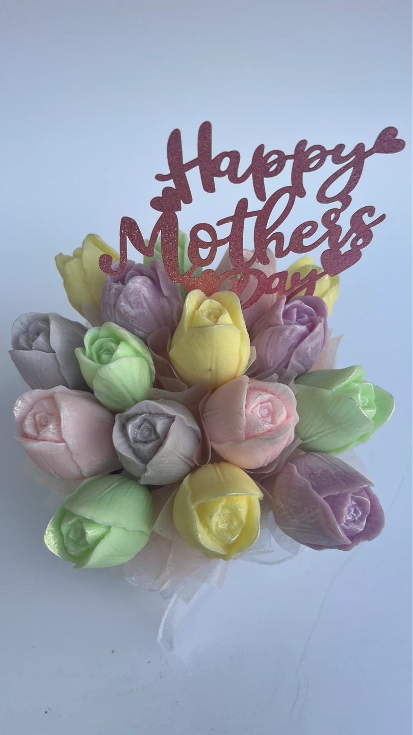 Soy wax flower bouquets - photo 2
