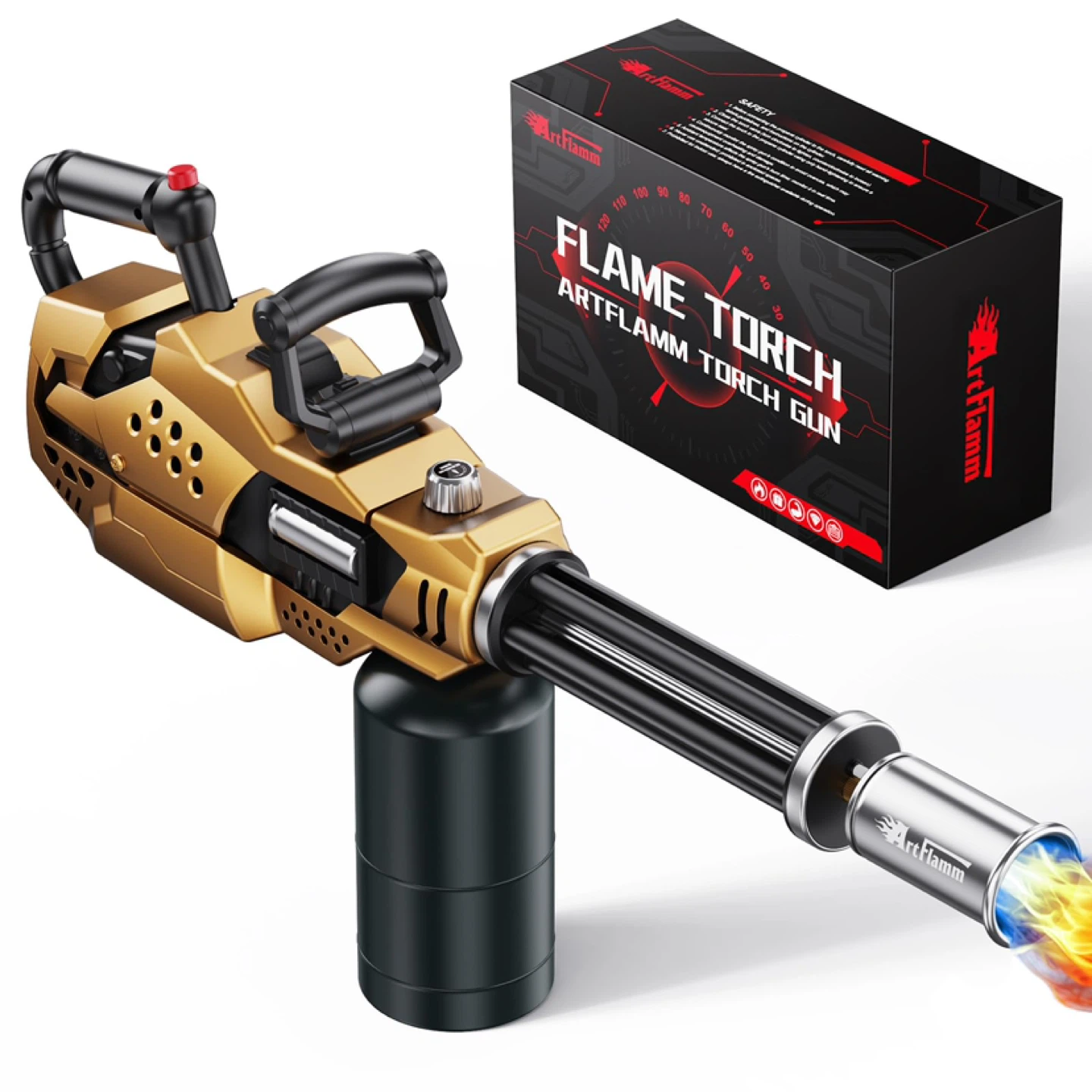 ARTFLAMM Powerful Propane Torch, Kitchen Blow Torch Gun
