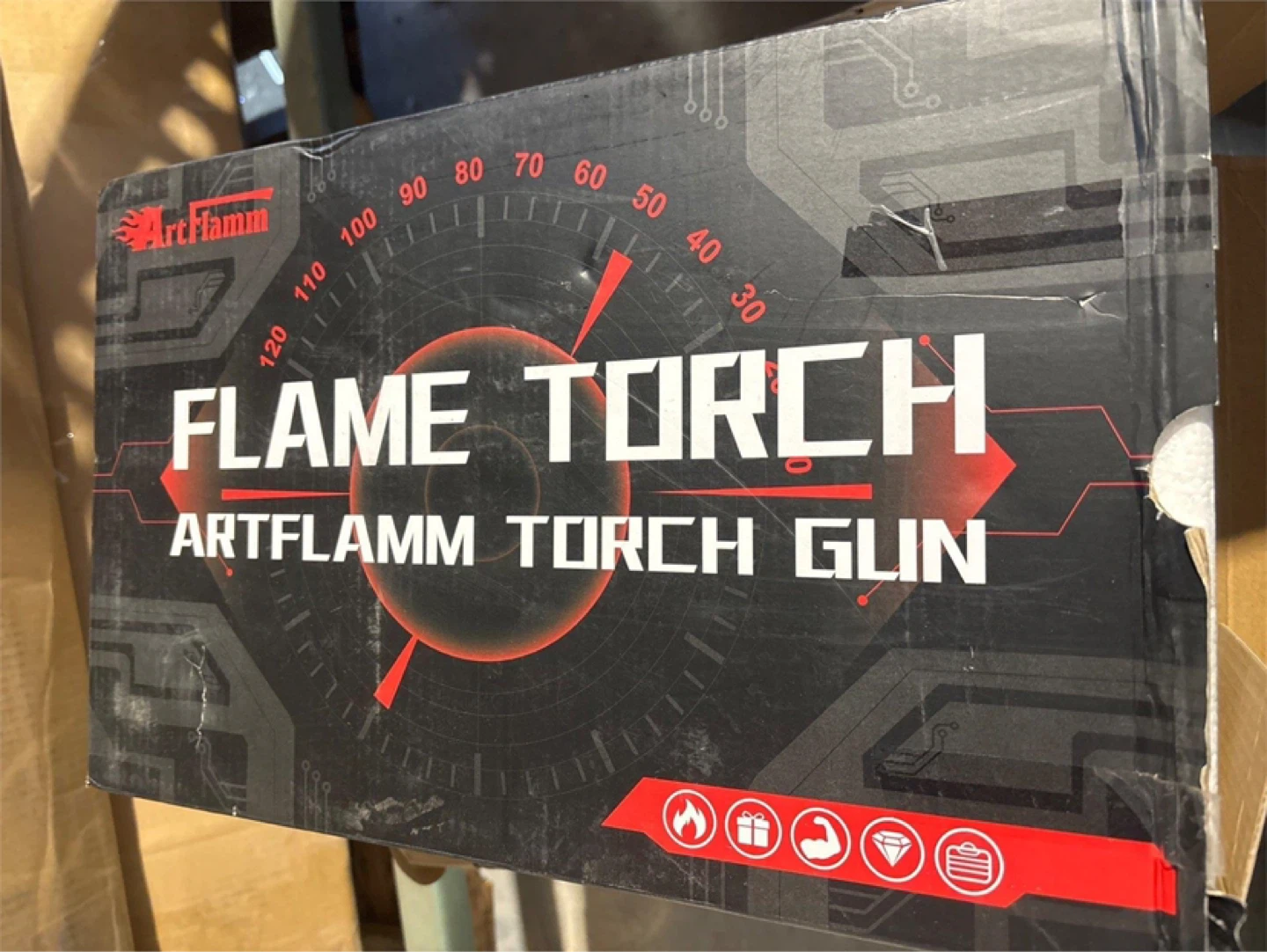 ARTFLAMM Powerful Propane Torch, Kitchen Blow Torch Gun - photo 5