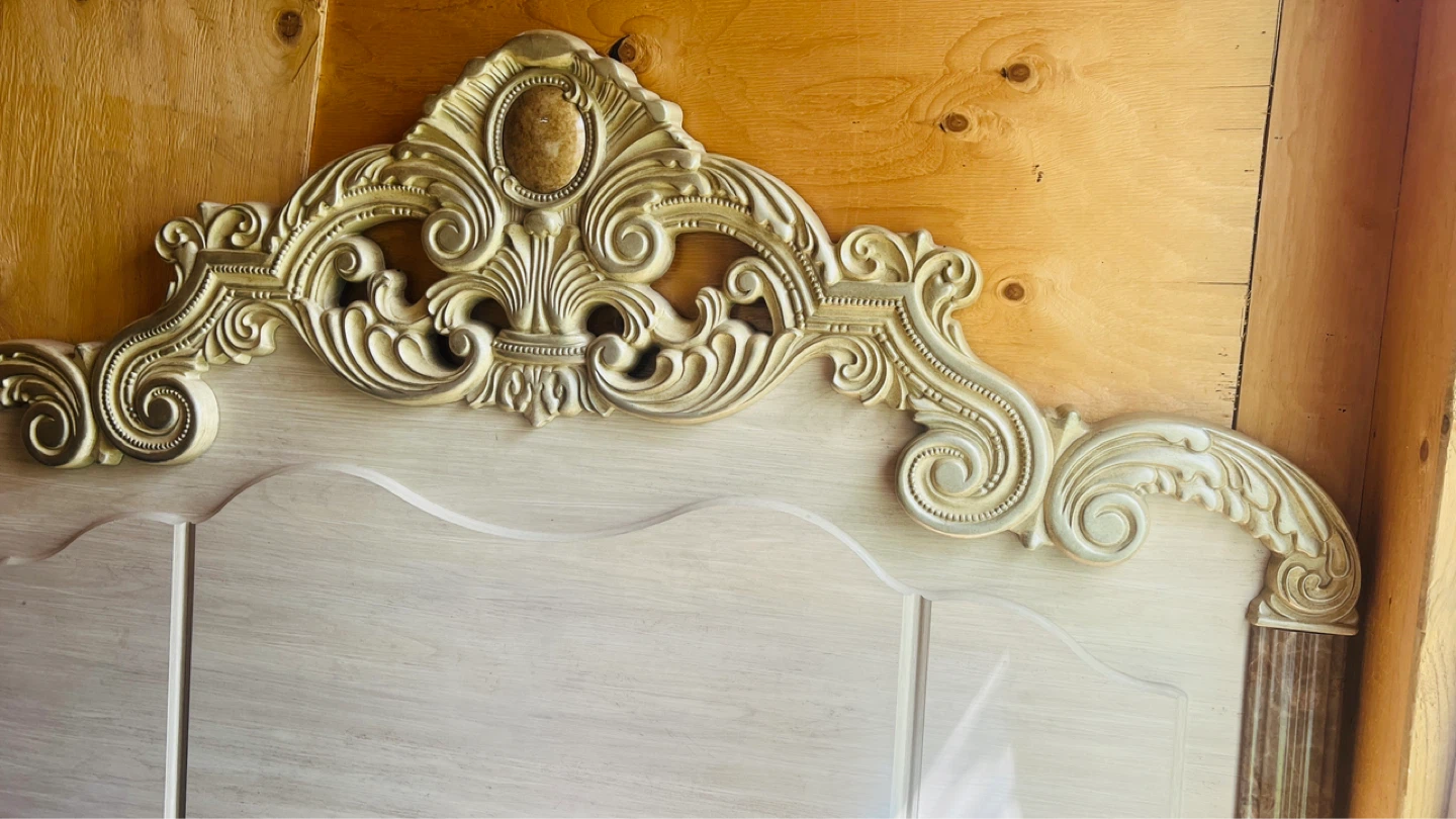 Ornate Wooden Headboard