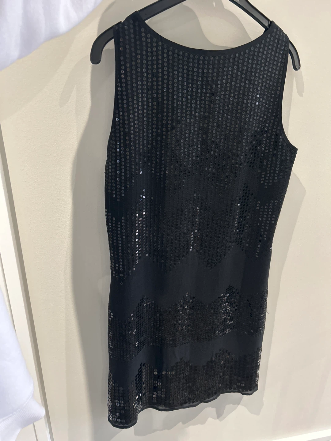 Black Sequin Sleeveless Dress - photo 2