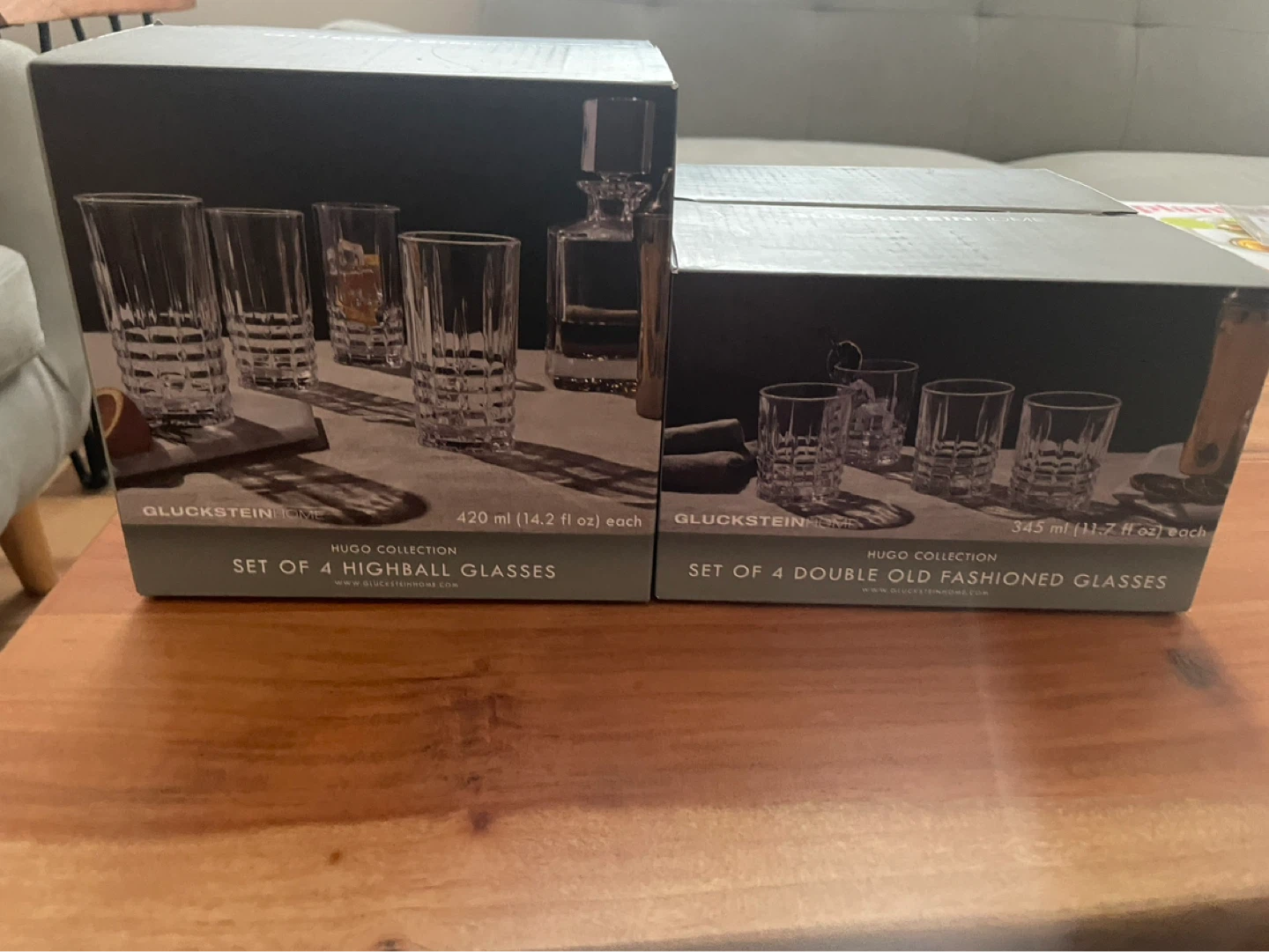 Gluckstein Home Hugo Glasses (8 glasses total)
