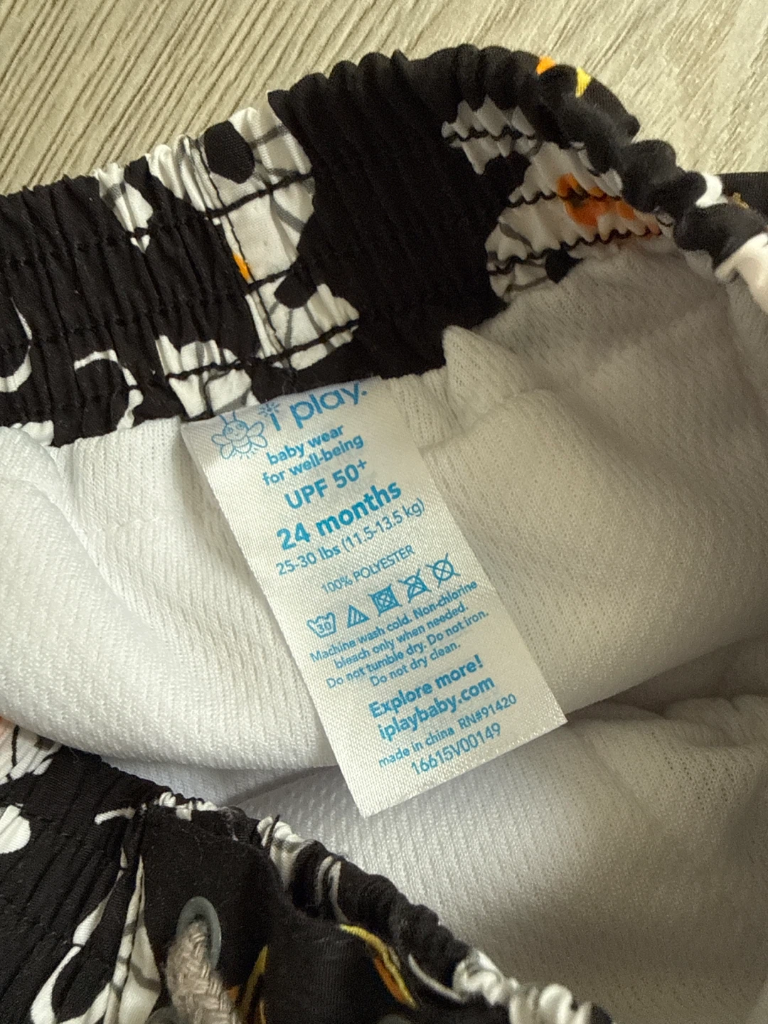 i play. baby wear swim shorts size 24 months astronaut print - photo 2