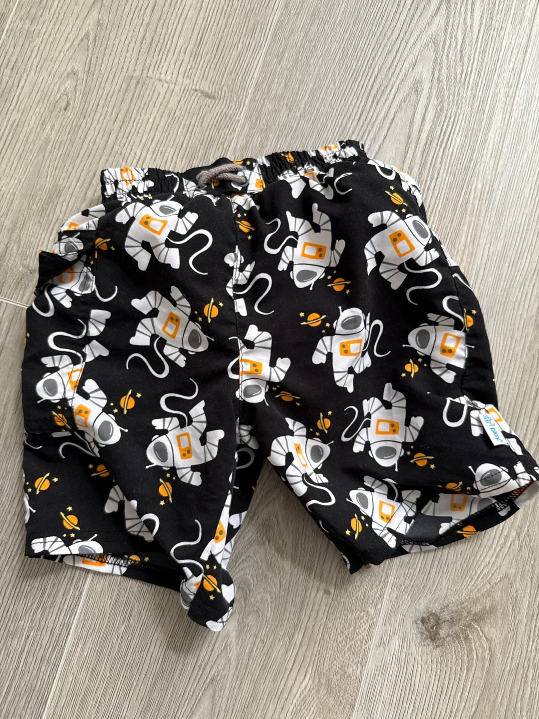 i play. baby wear swim shorts size 24 months astronaut print