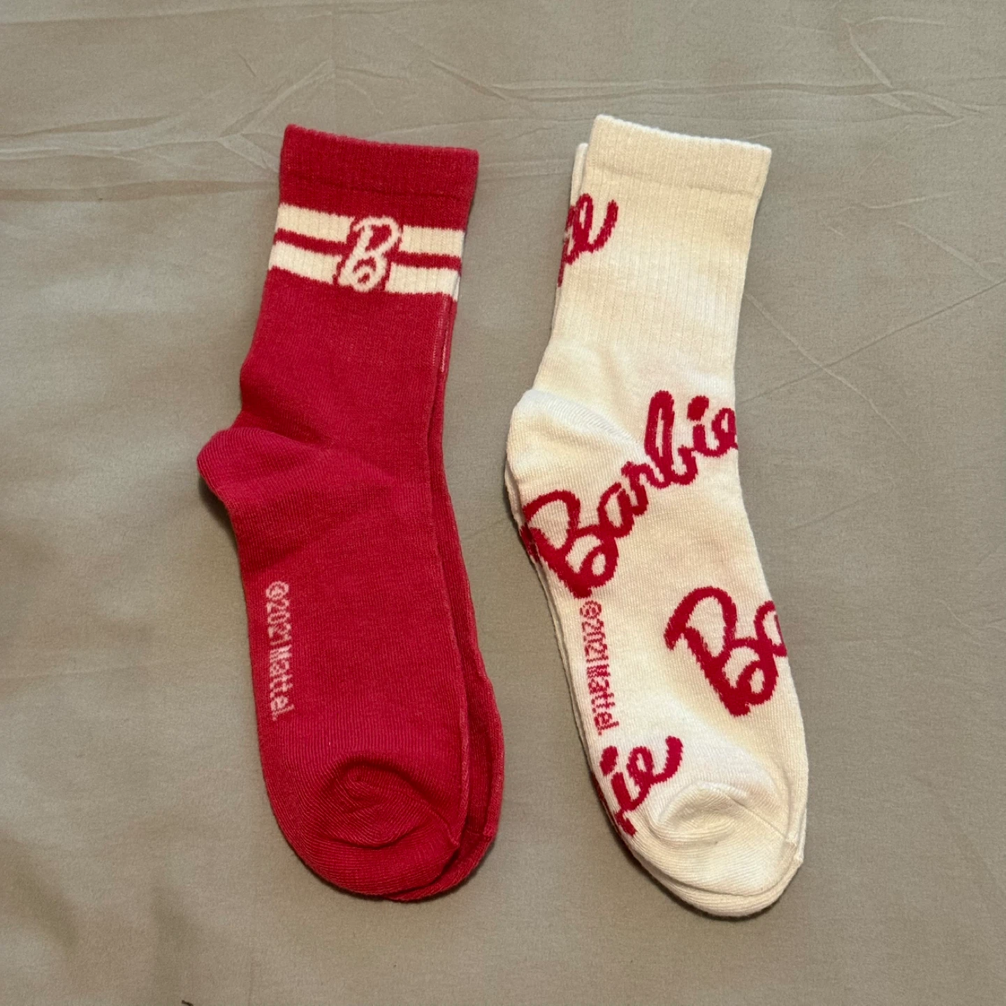 Barbie Socks - Pink & White - photo 2