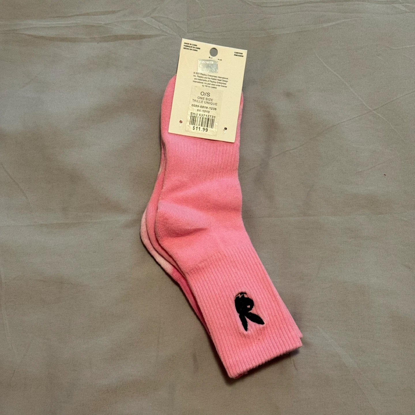 2 Pc Playboy Ankle Socks - photo 3