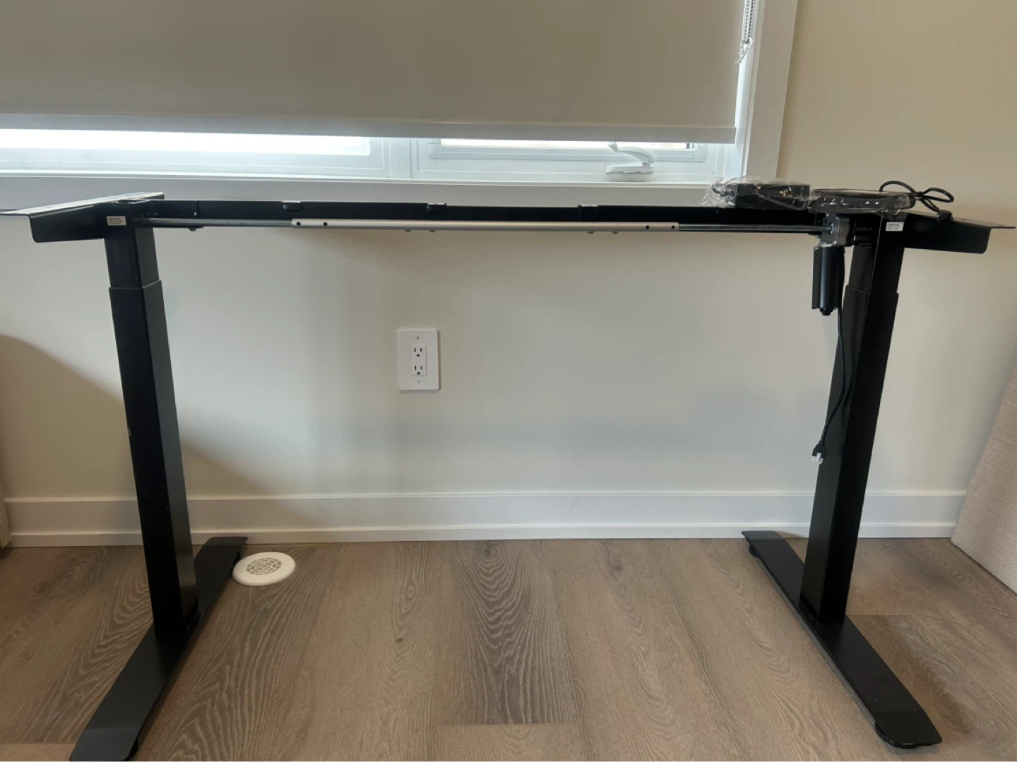 Adjustable Standing Desk Frame Black