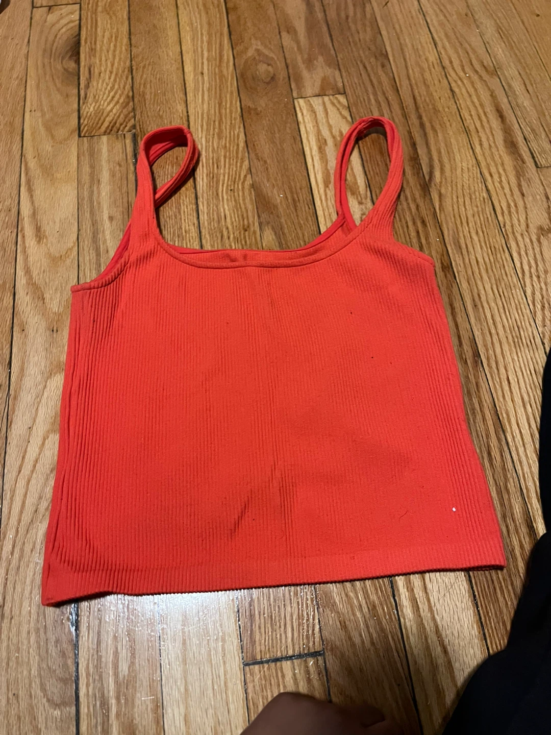 4DANE BASIC COLLECTION Ribbed Tank Top - Coral - Size L/XL - photo 3