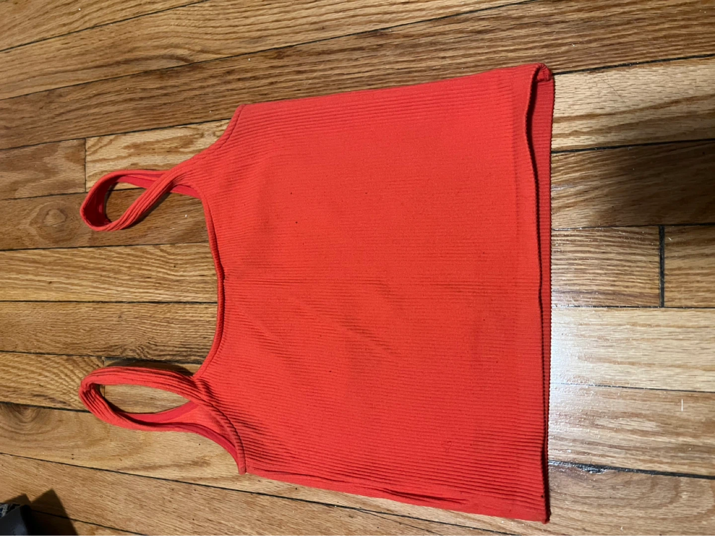 4DANE BASIC COLLECTION Ribbed Tank Top - Coral - Size L/XL - photo 2