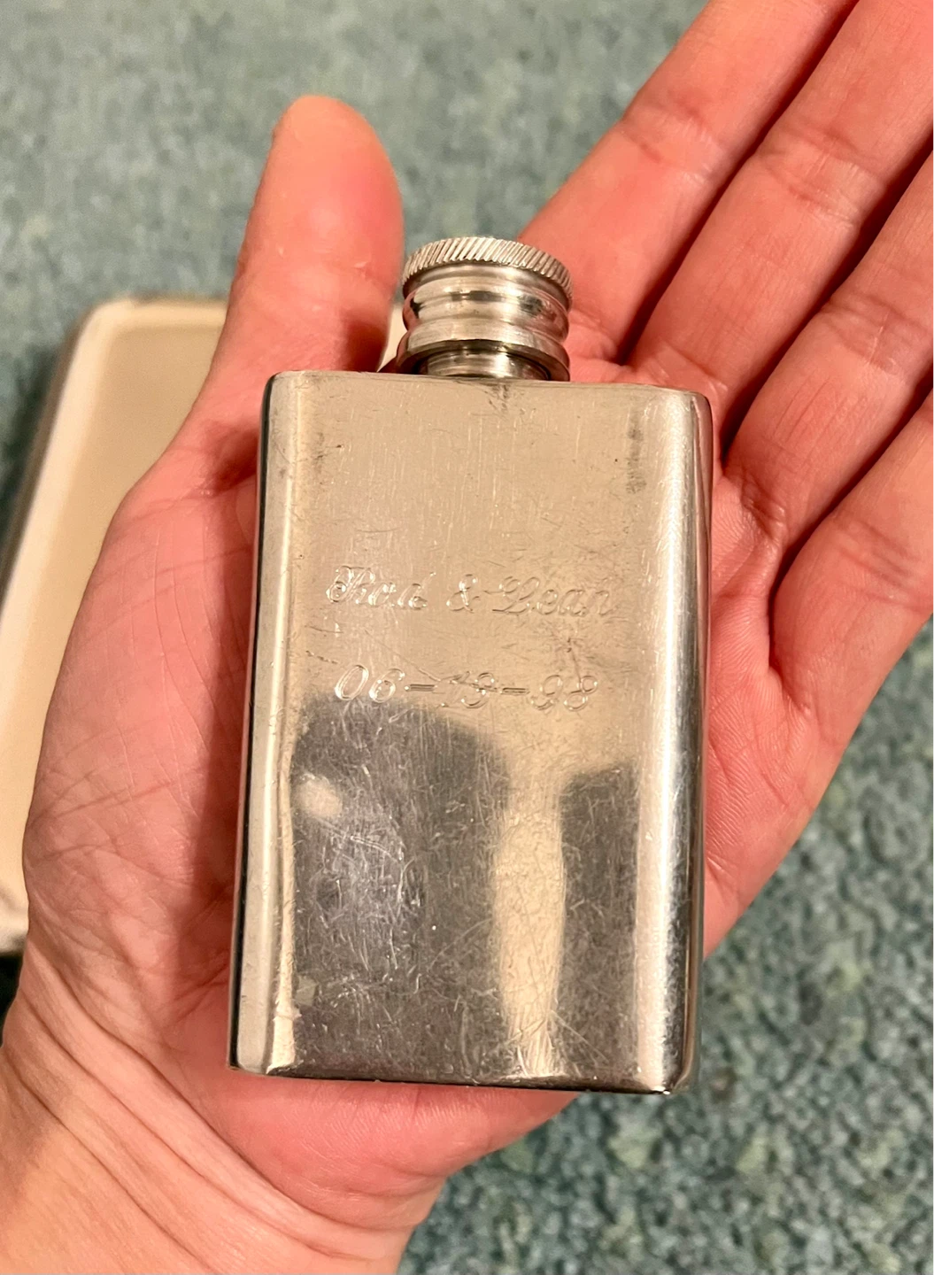 James Dixon & Sons Sterling Silver Hip Flask - photo 4