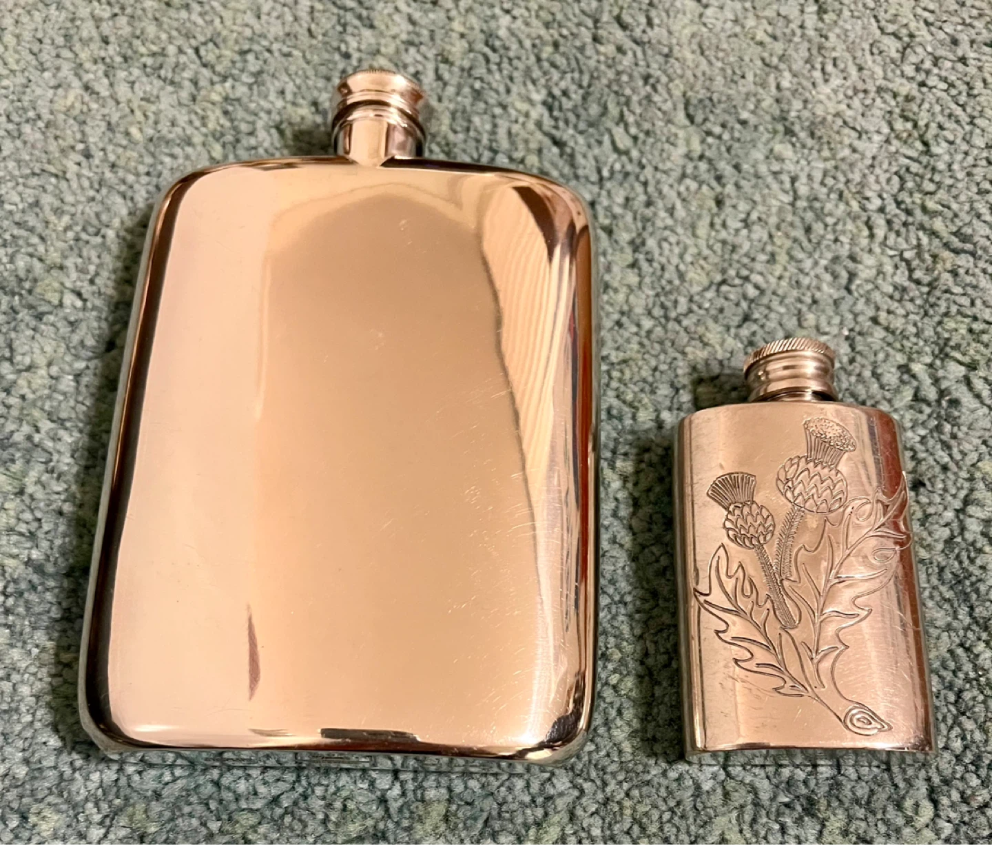 James Dixon & Sons Sterling Silver Hip Flask
