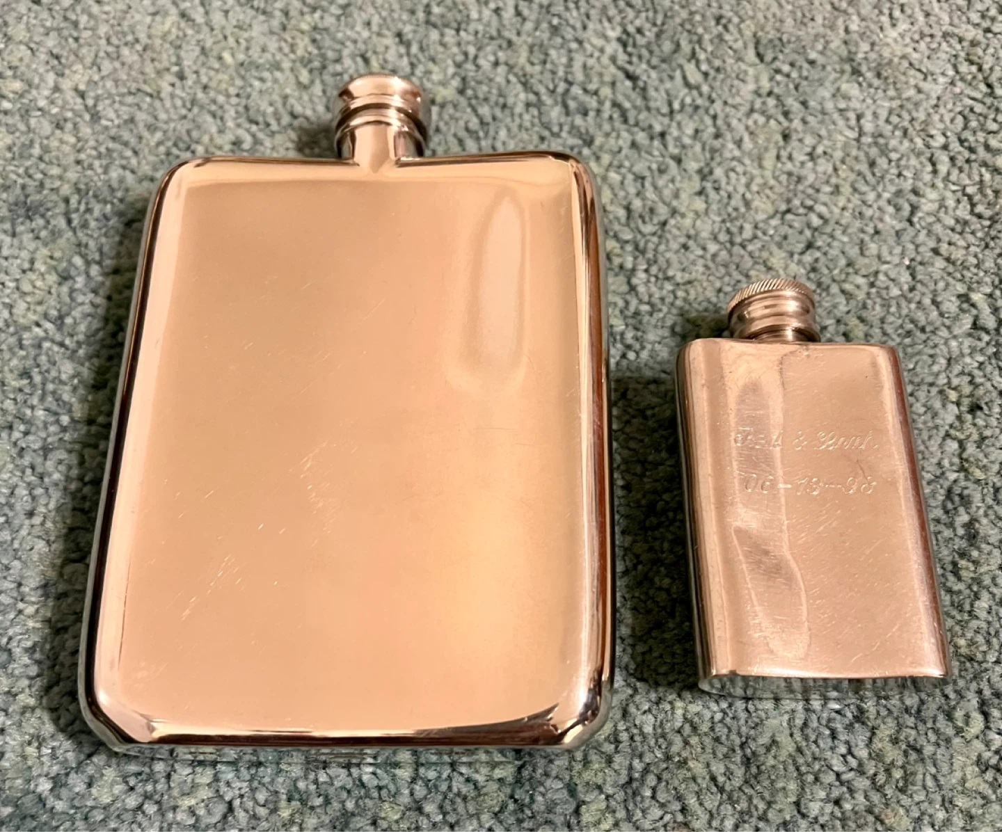 James Dixon & Sons Sterling Silver Hip Flask - photo 2