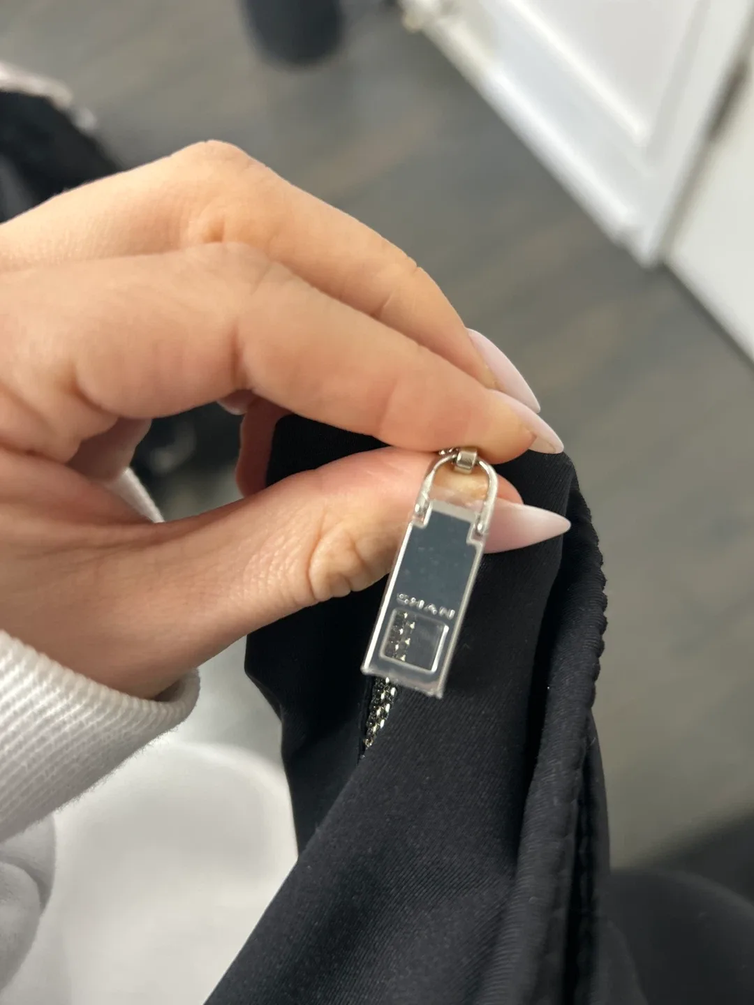 Shan Black Pants with Zipper Detail - photo 5