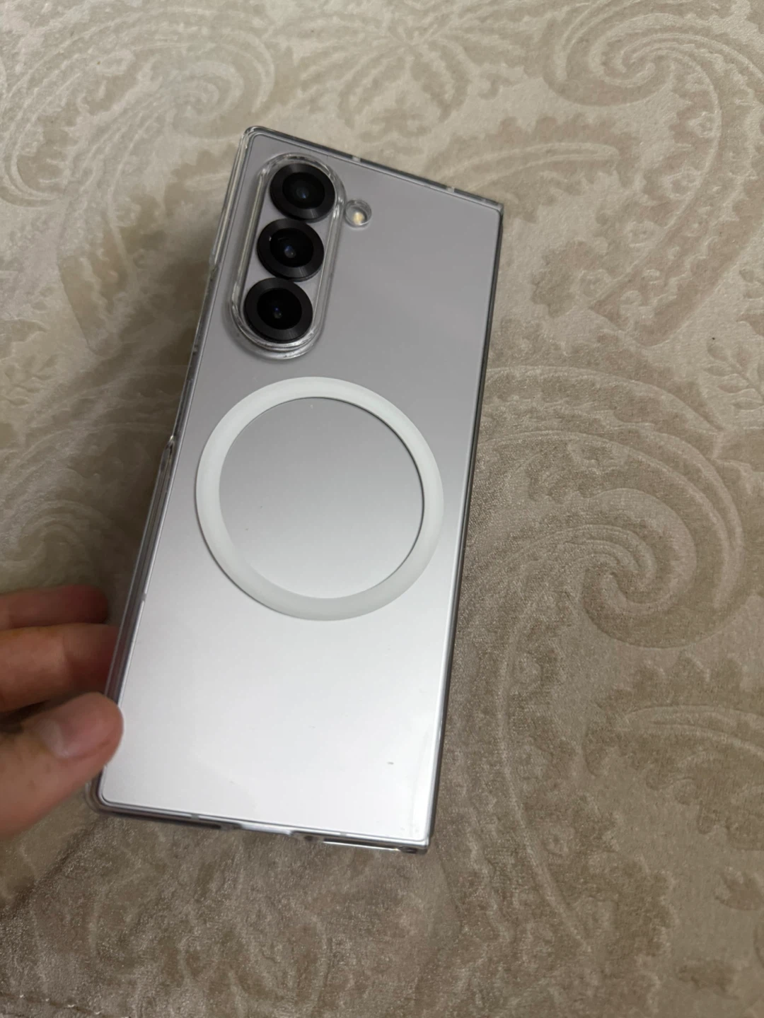 Samsung Galaxy Z Fold 6 Silver Folding Phone - photo 3