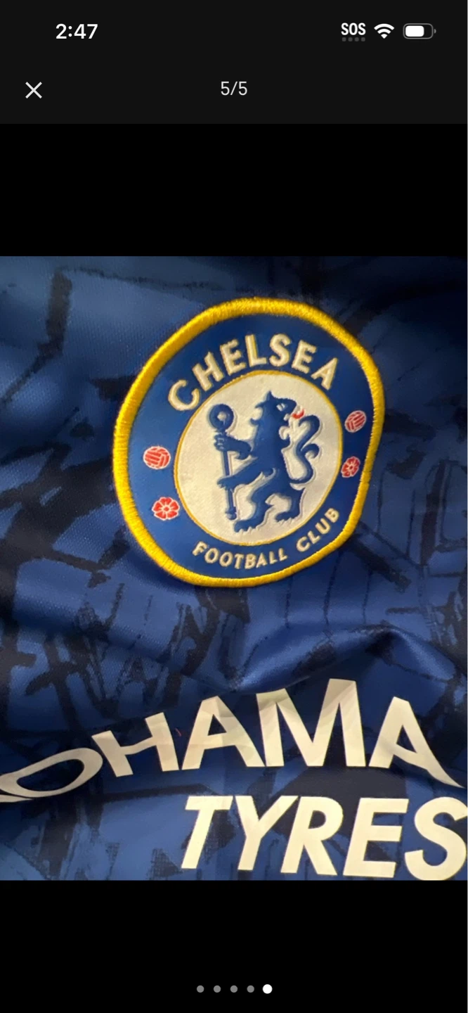 Nike Chelsea FC Hazard #10 Football Jersey Size L