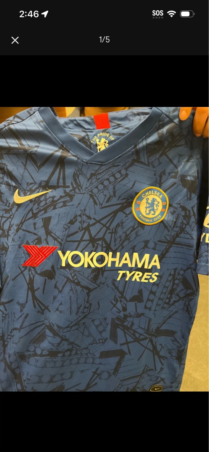 Nike Chelsea FC Hazard #10 Football Jersey Size L - photo 2