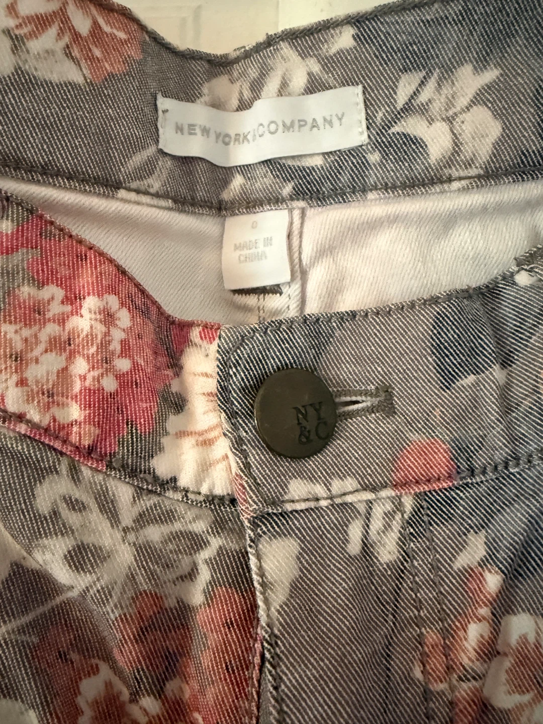 New York & Company Floral Print Jeans - photo 2