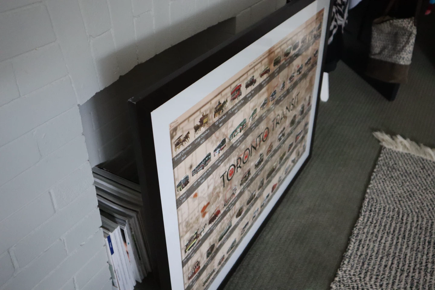 Toronto Transit Historical Vehicles Framed Print - photo 3