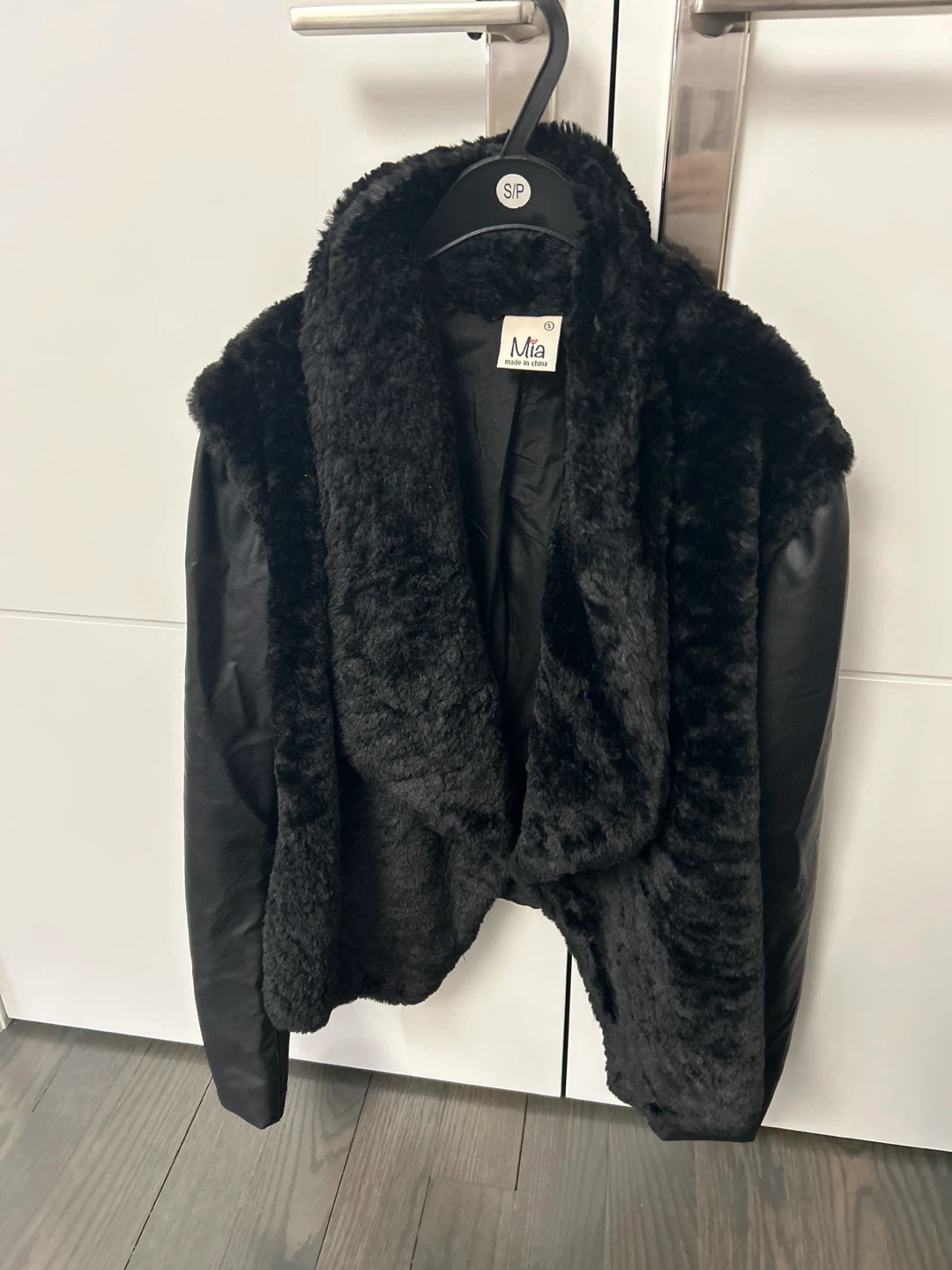 Mia Faux Fur & Faux Leather Jacket