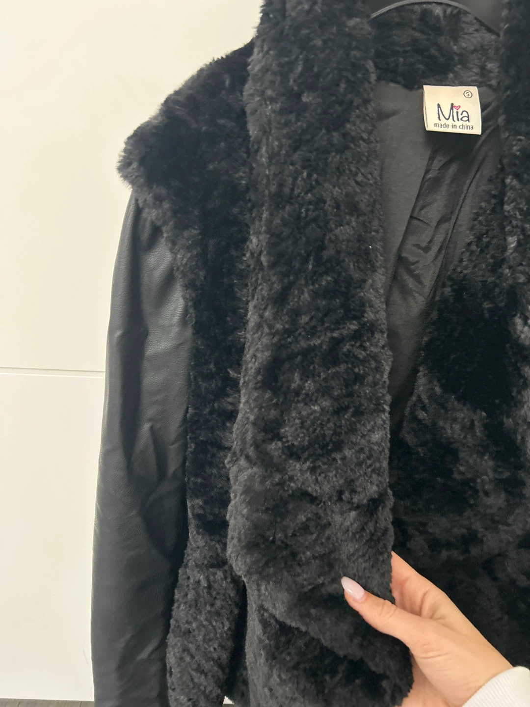 Mia Faux Fur & Faux Leather Jacket - photo 2