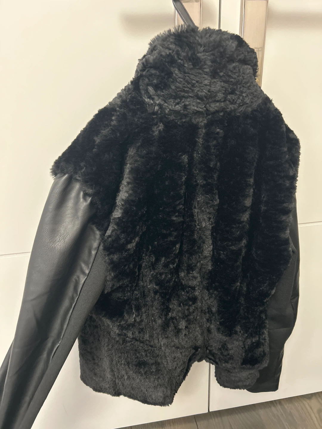 Mia Faux Fur & Faux Leather Jacket - photo 3